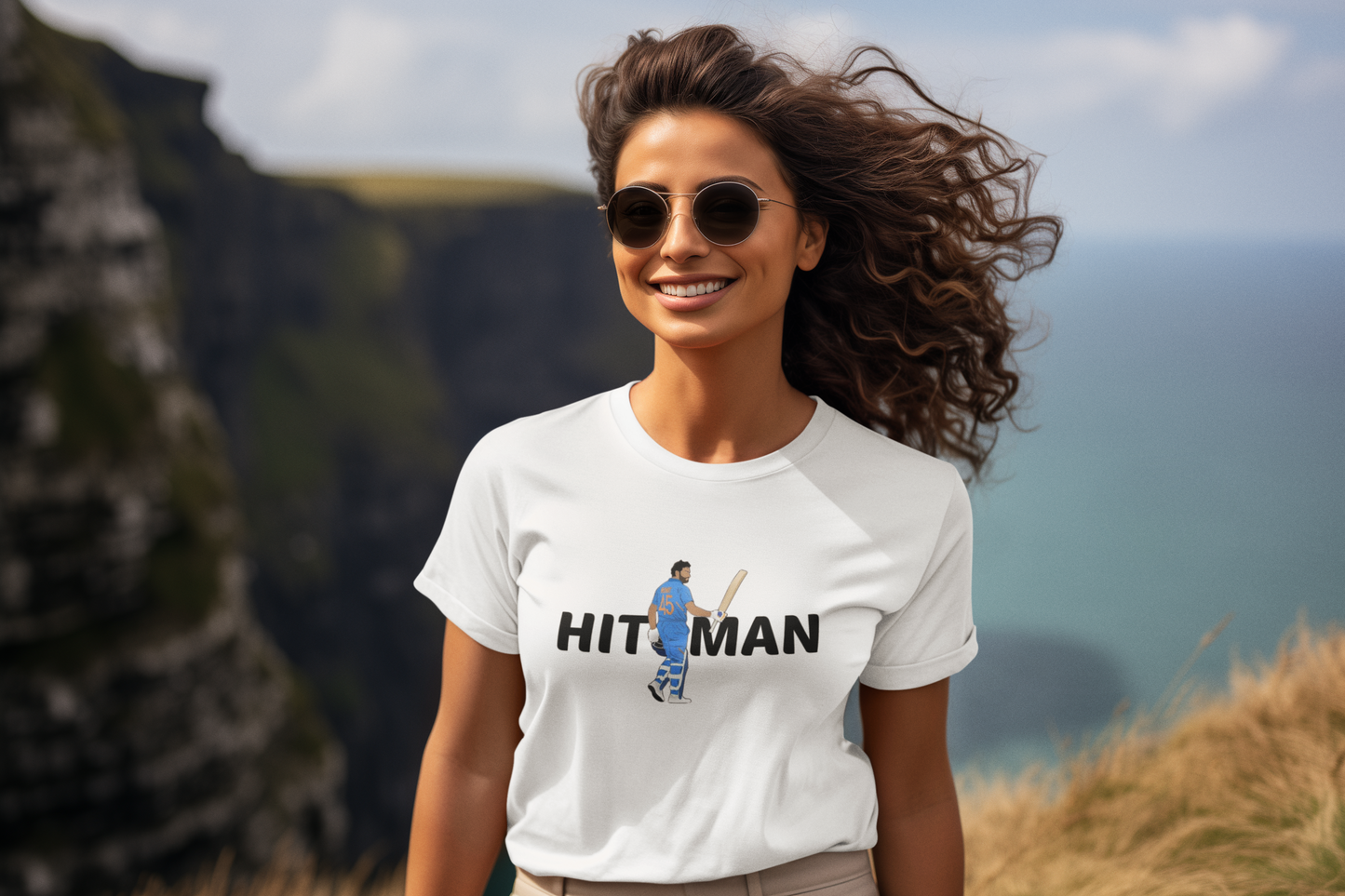 Rohit Sharma - T-Shirt for Women’s- HitMan