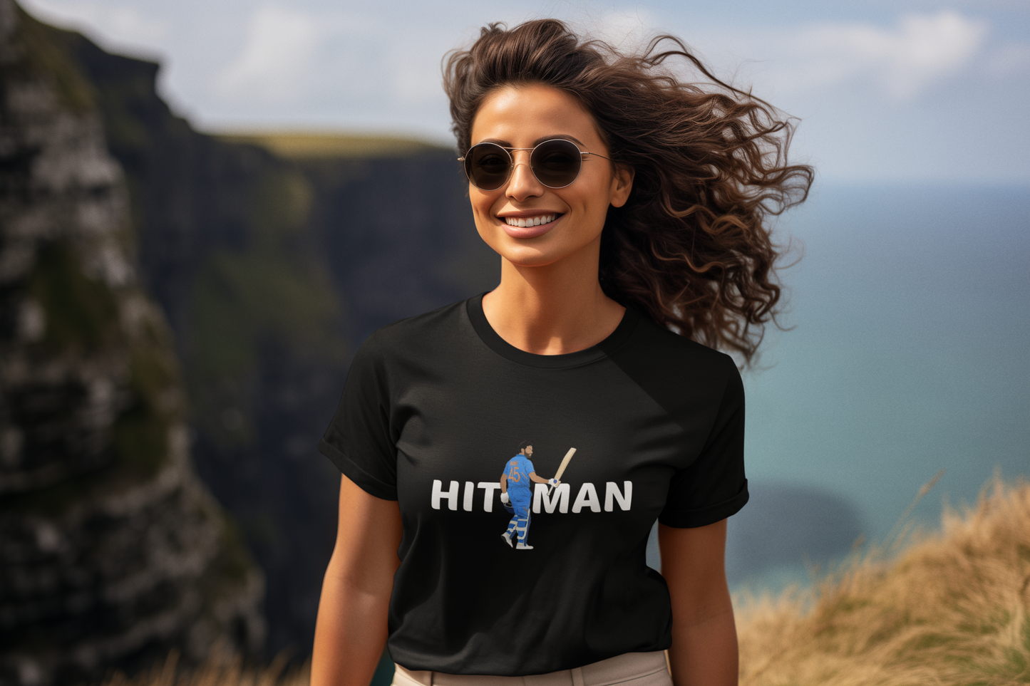 Rohit Sharma - T-Shirt for Women’s- HitMan