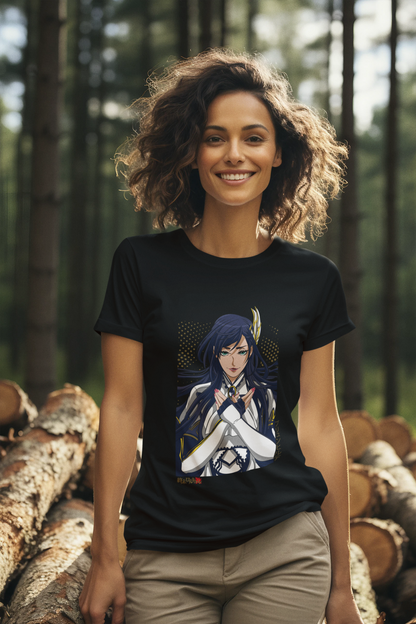 Premium Anime Art T-Shirt - Regular Fit for Women