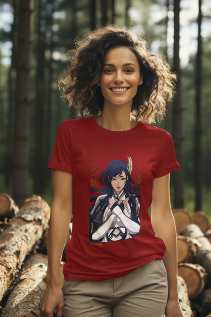 Premium Anime Art T-Shirt - Regular Fit for Women