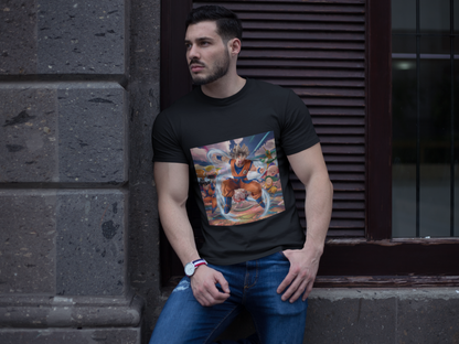 Premium Anime Art T-Shirt - Regular Fit for Men