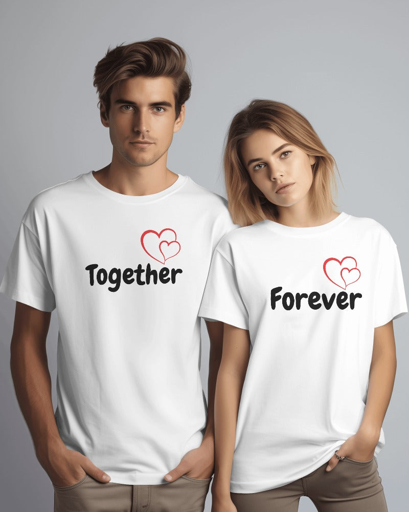 Couple T Shirts- Together forever