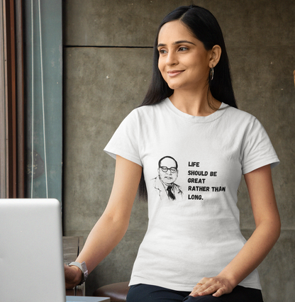 Dr. Babasaheb Ambedkar T Shirt for Women