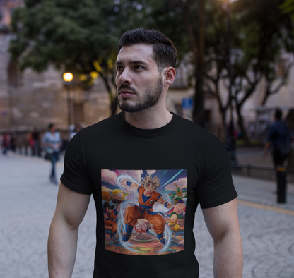 Premium Anime Art T-Shirt - Regular Fit for Men