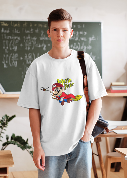 Trendy Unisex Oversized T-Shirts- Baggy T Shirt- Mario