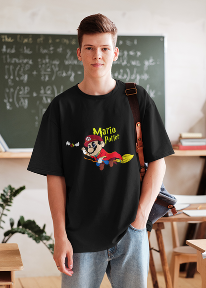 Trendy Unisex Oversized T-Shirts- Baggy T Shirt- Mario