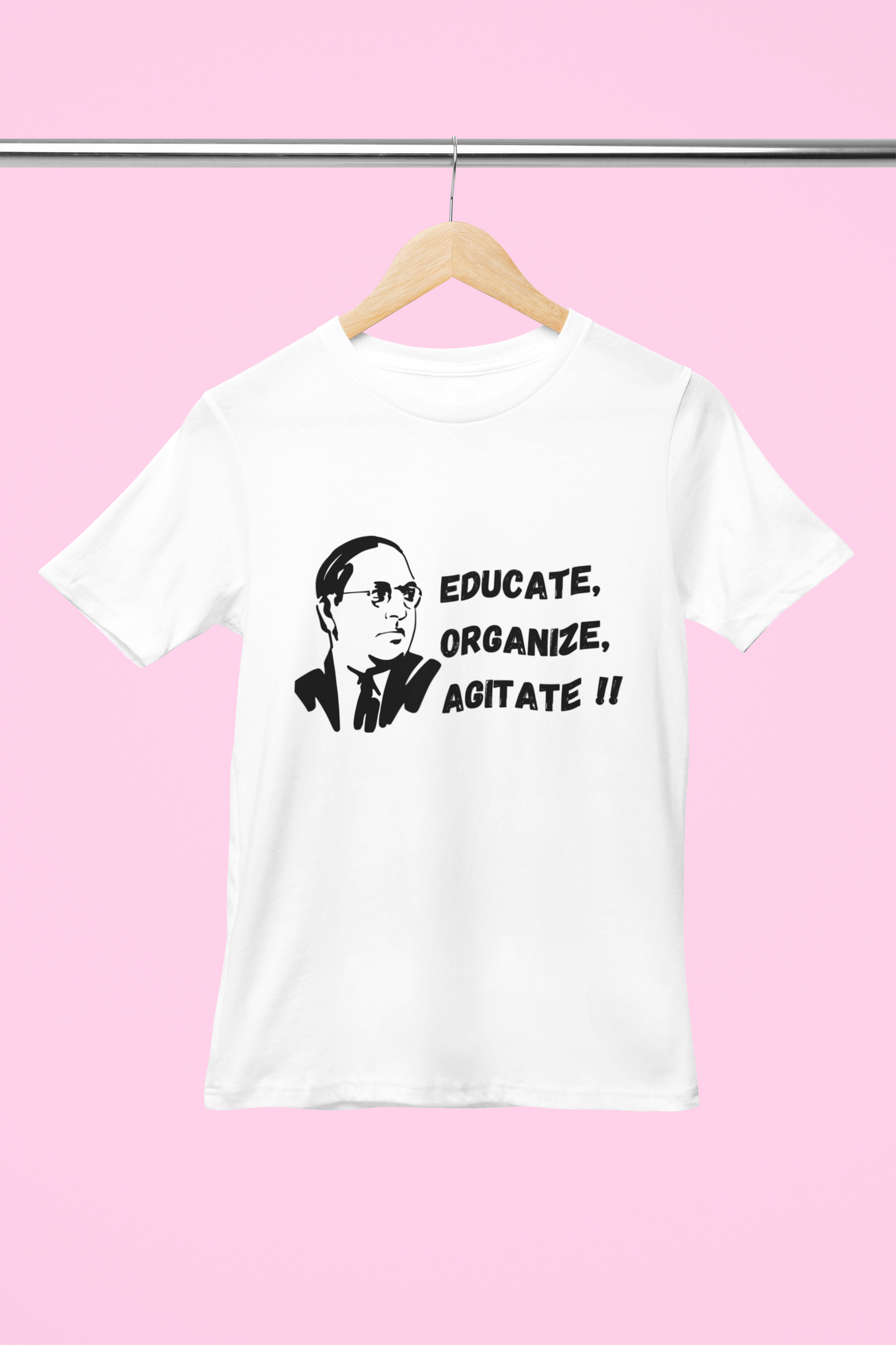 Dr. Babasaheb Ambedkar T Shirt for Women  Educate Organize Agitate