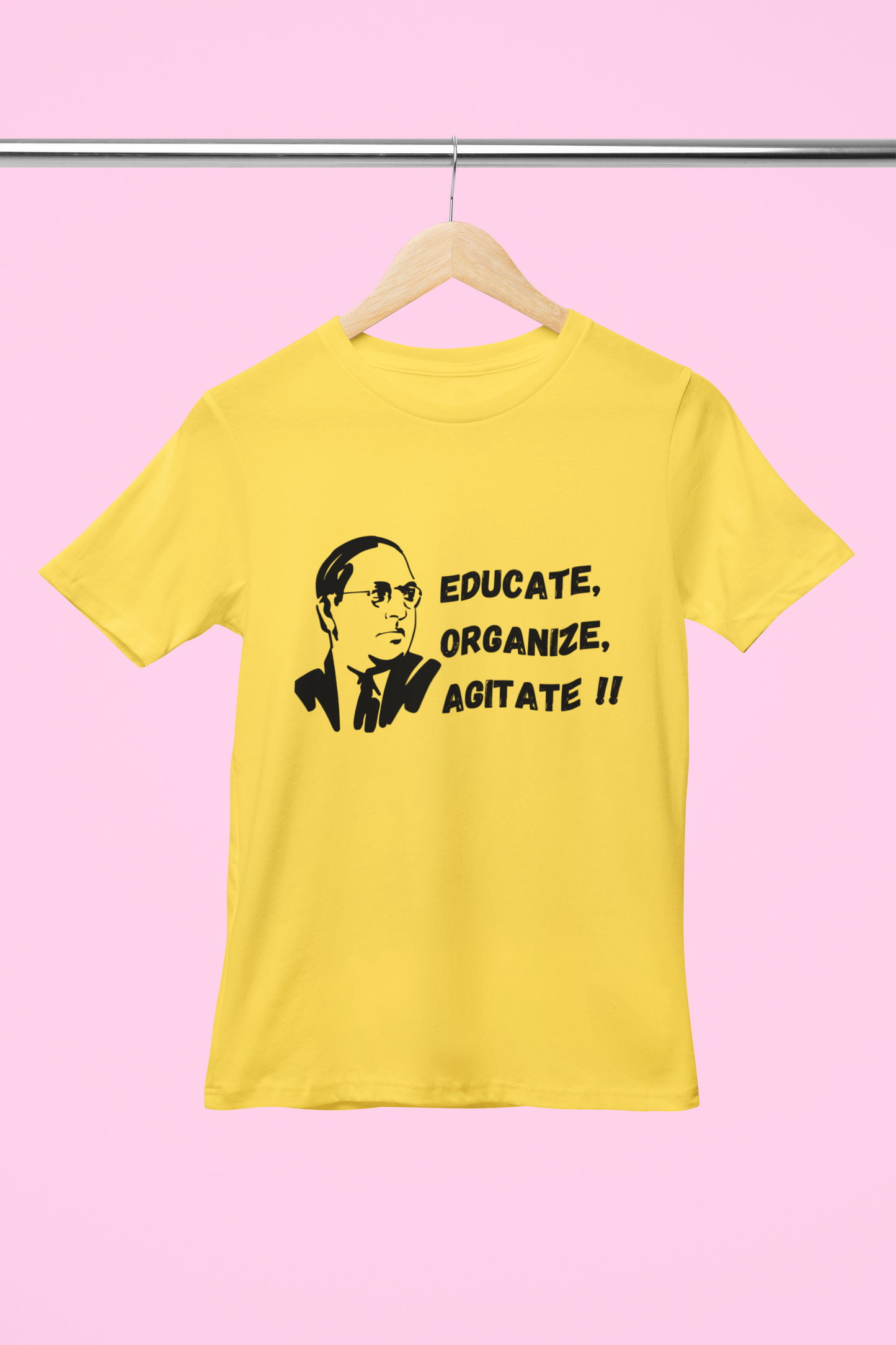 Dr. Babasaheb Ambedkar T Shirt for Women Educate Organize Agitate