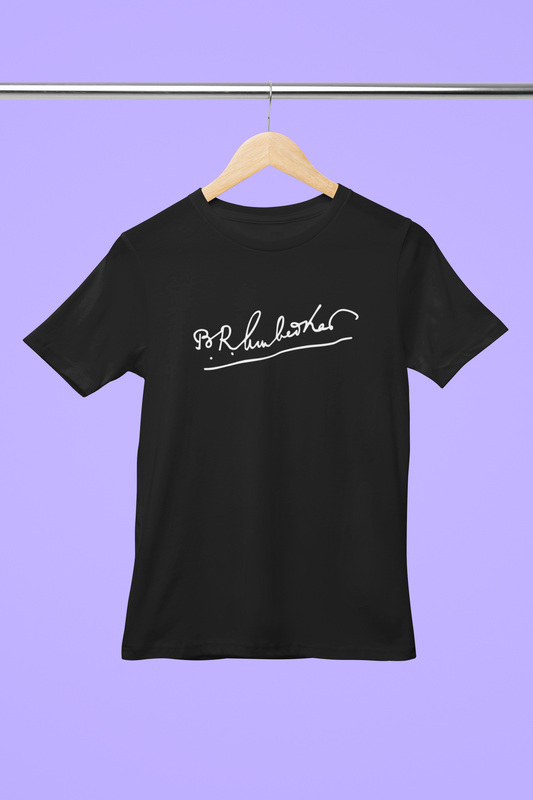 Dr. Babasaheb Ambedkar T Shirt for Men- Signature