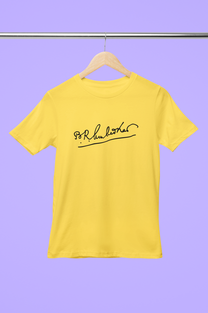 Dr. Babasaheb Ambedkar T Shirt for Men- Signature