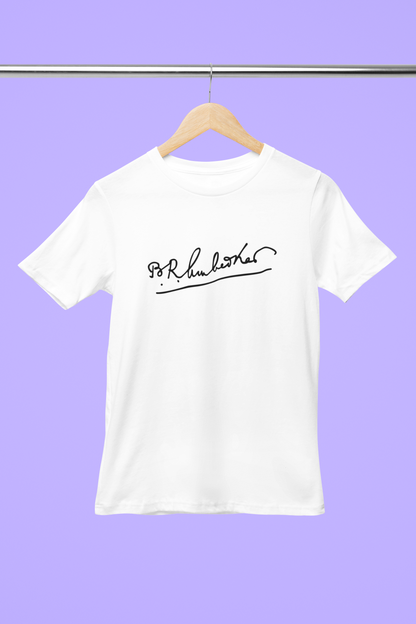 Dr. Babasaheb Ambedkar T Shirt for Men- Signature