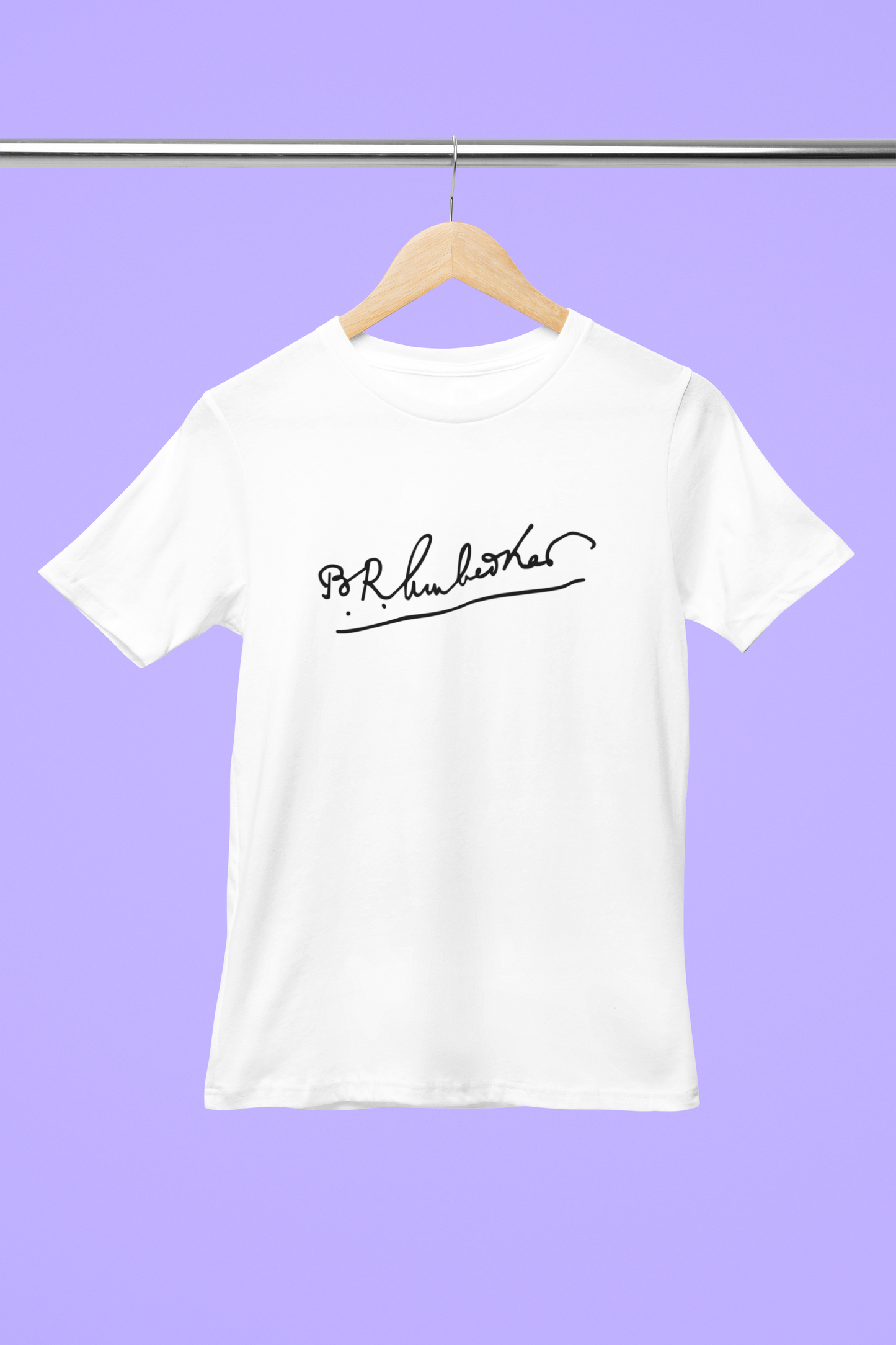 Dr. Babasaheb Ambedkar T Shirt for Women Signature