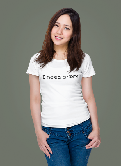 Developer T-Shirts for Sale- Women- Need a break