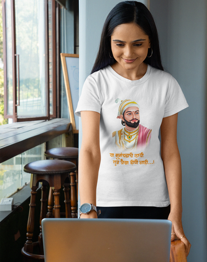 Chatrapati Shivaji Maharaj Tshirt for Women’s