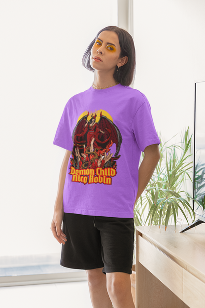 Trendy Unisex Oversized T-Shirts- Baggy T Shirt-Nico Robin