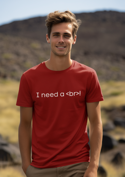 Developer T-Shirts for Sale- Men- Need a break