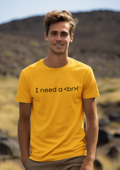 Developer T-Shirts for Sale- Men- Need a break