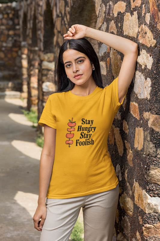 Motivational T-Shirts for Sale-Women- Stay_Hungry