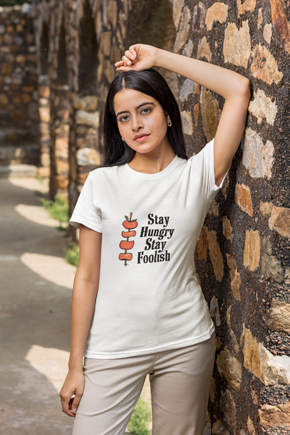 Motivational T-Shirts for Sale-Women- Stay_Hungry