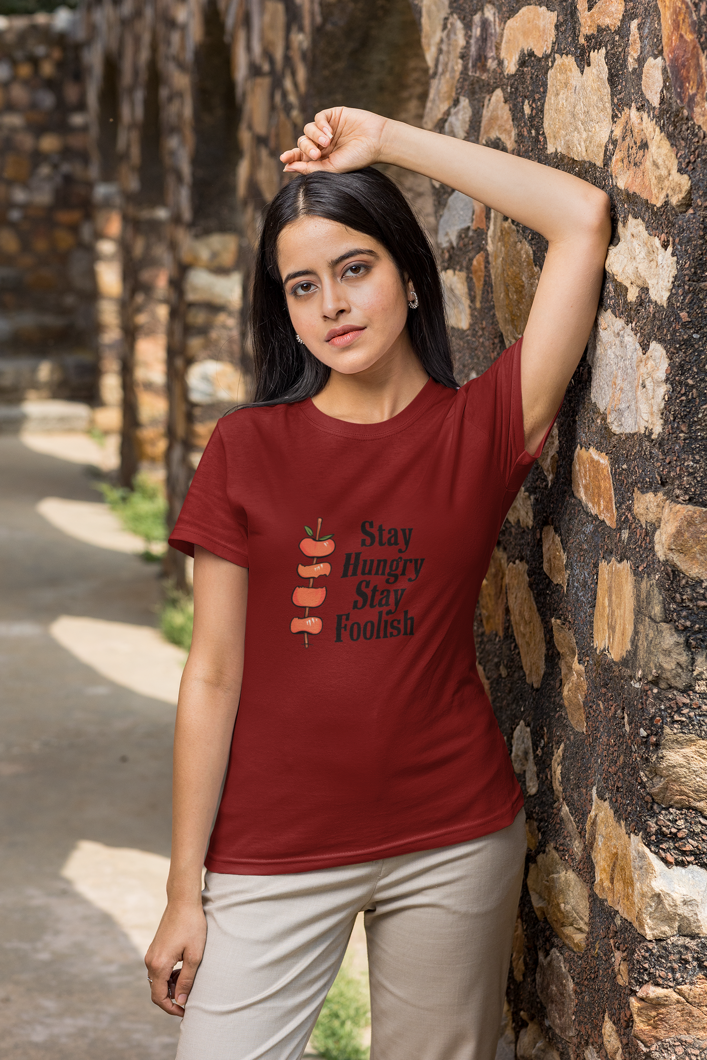 Motivational T-Shirts for Sale-Women- Stay_Hungry