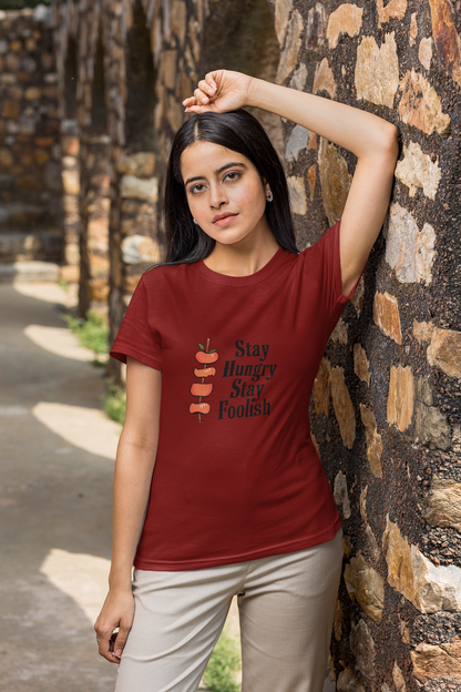 Motivational T-Shirts for Sale-Women- Stay_Hungry