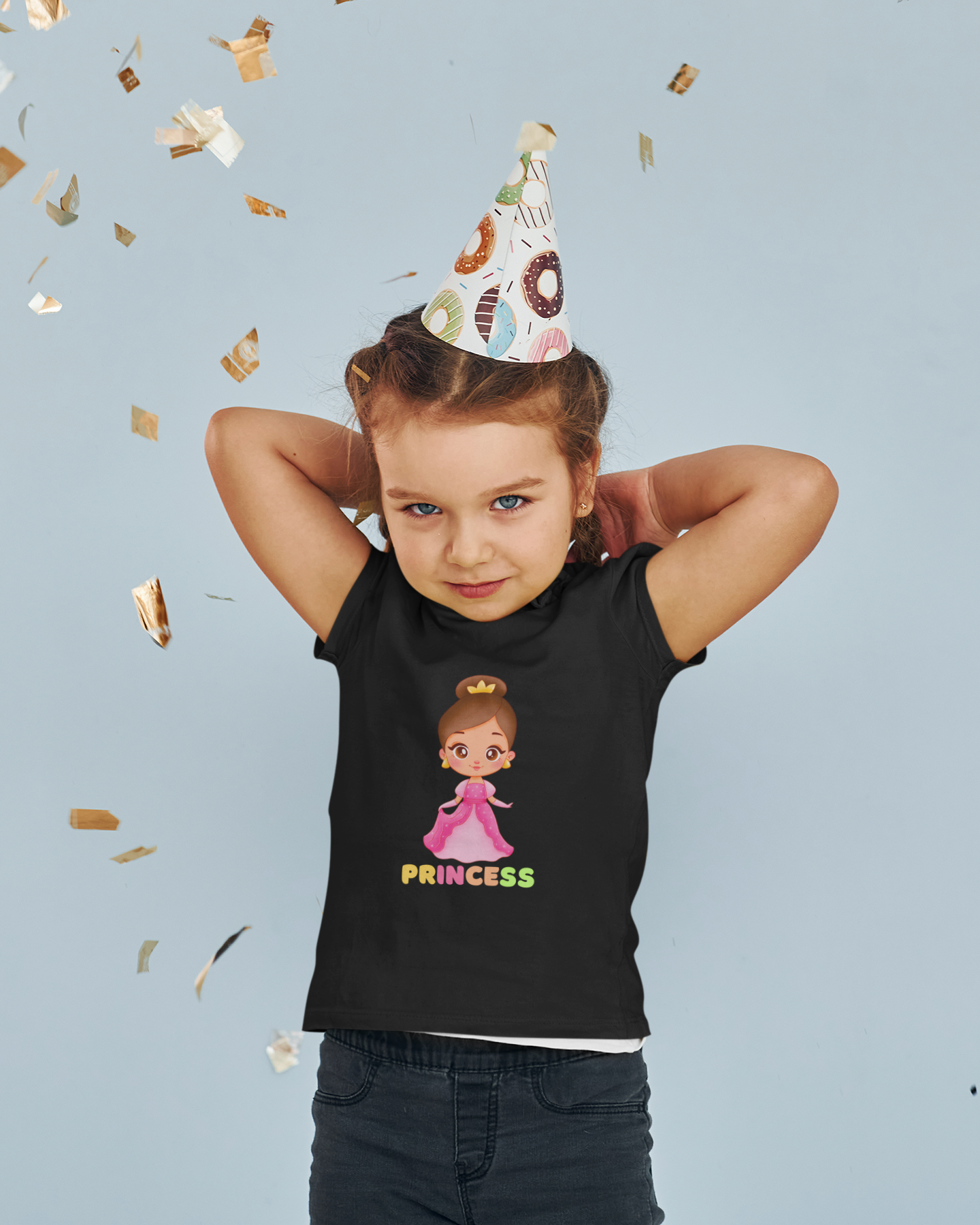 T-Shirt for Kid's Round Neck- Princess