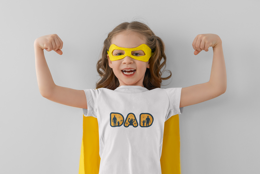 T-Shirt for Kid's Round Neck- DAD