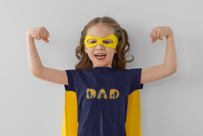 T-Shirt for Kid's Round Neck- DAD