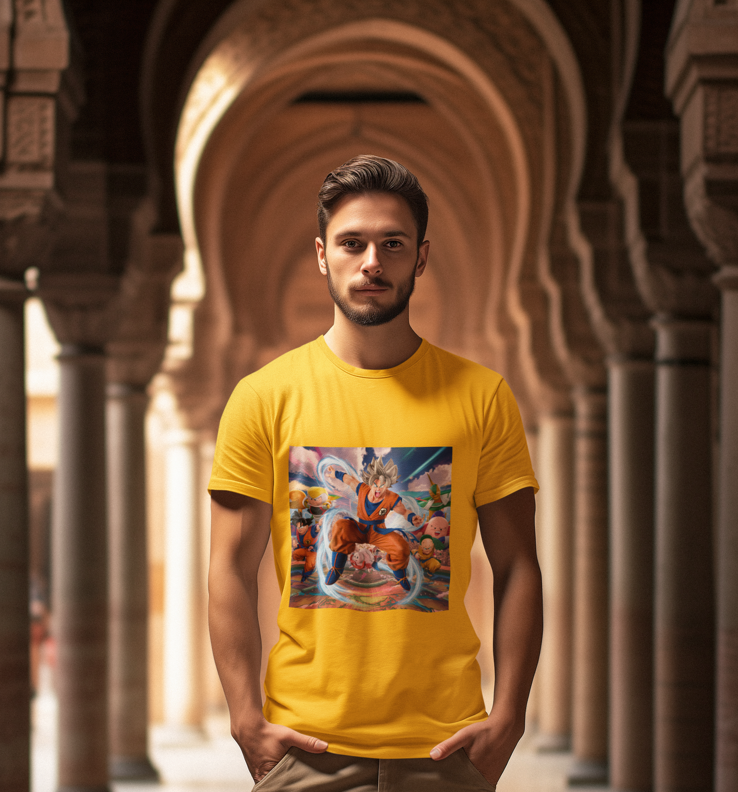 Premium Anime Art T-Shirt - Regular Fit for Men