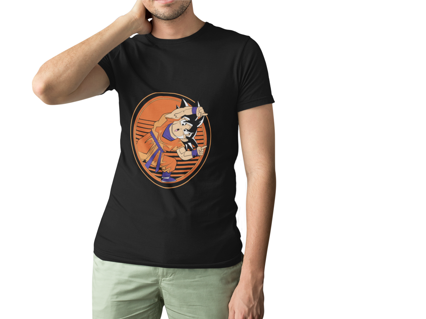 Premium Anime Art T-Shirt - Regular Fit for Men Dragon Ball Son Goku