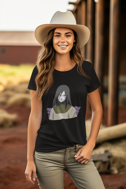 Premium Anime Art T-Shirt - Regular Fit for Women