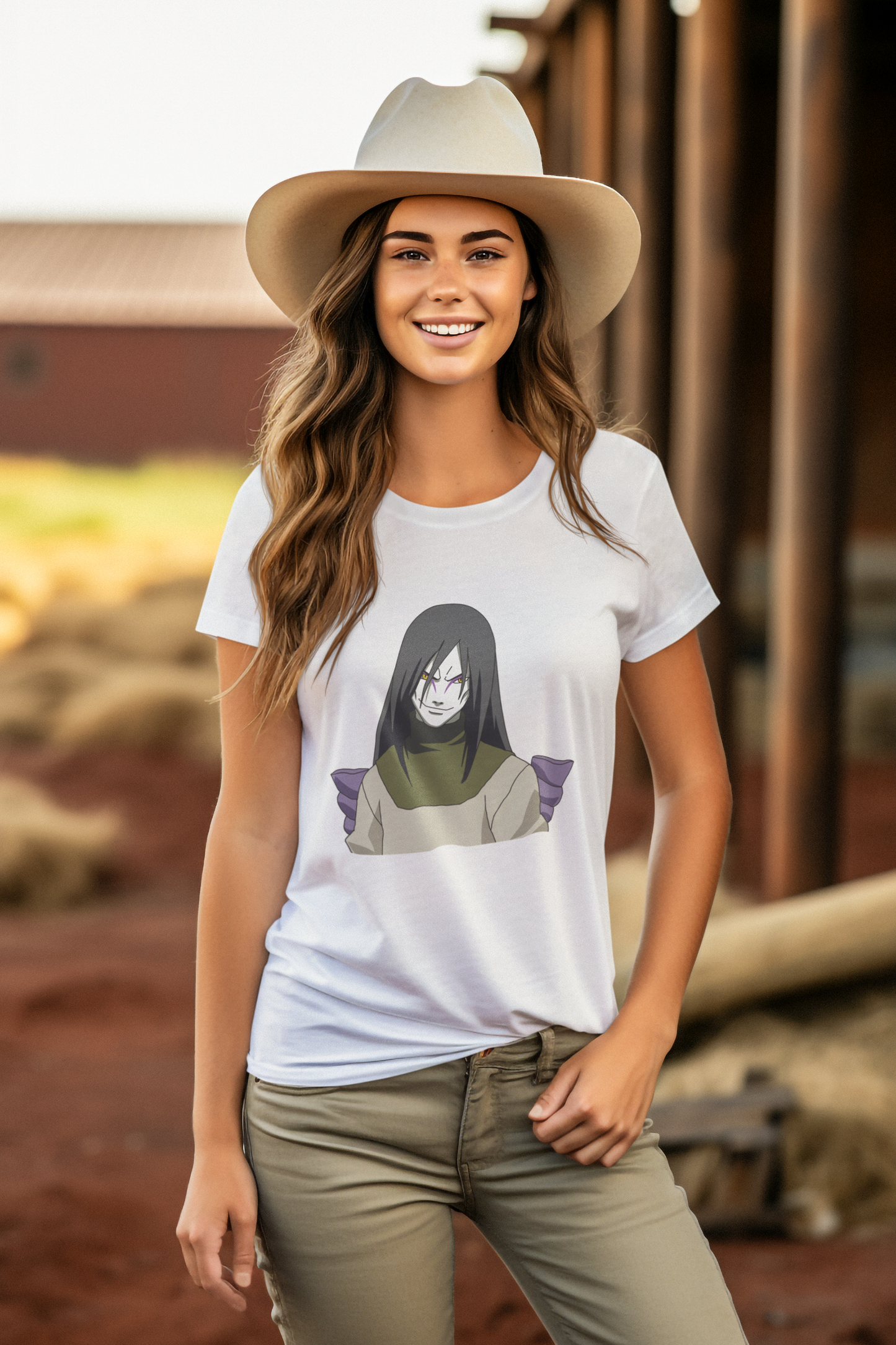 Premium Anime Art T-Shirt - Regular Fit for Women