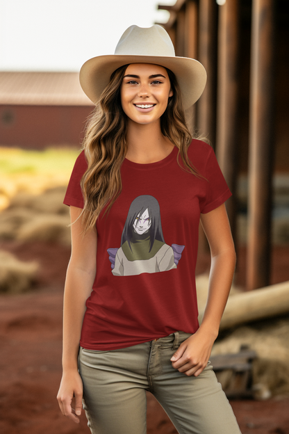 Premium Anime Art T-Shirt - Regular Fit for Women