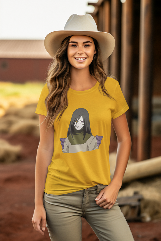 Premium Anime Art T-Shirt - Regular Fit for Women